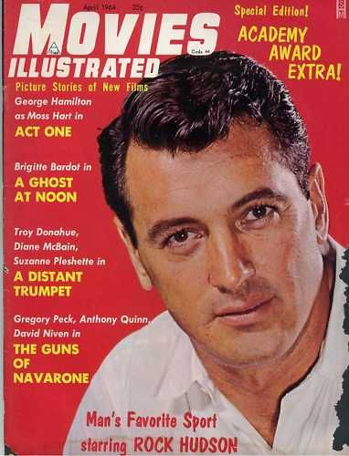 MOVIES ILLUSTRATED magazine side cover April 1964